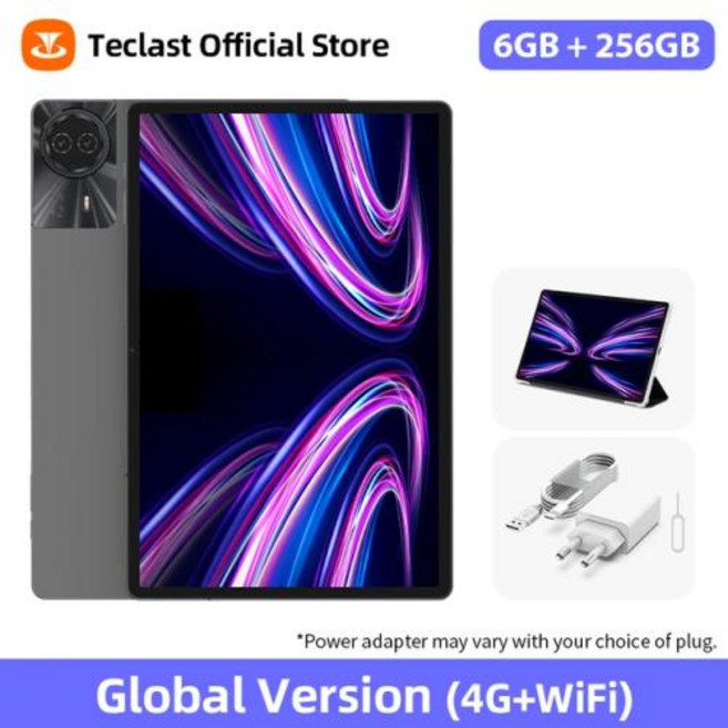 신제품Teclast T50 Plus Android 14 태블릿 11 2K 90Hz 고주사율 6GB 256GB UNISOC T620 8000mAh 배터리 8MP13MP 카메라 4G, 1개, 5) US Plug - Tablet Add Case