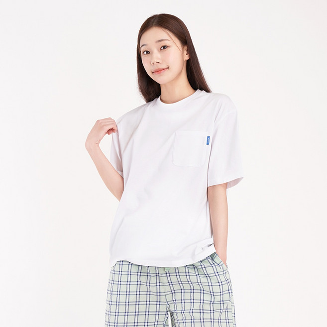 애니바디 실내복겸 외출복으로도 가능한 공용 포켓 반팔 2001부평점