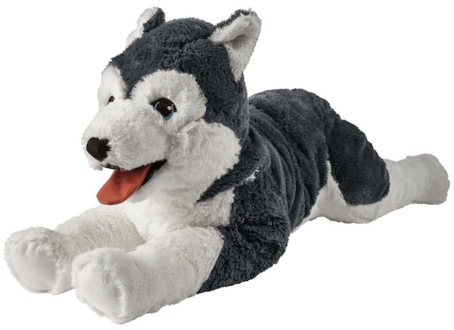 이케아 애착 동물인형 + 모다미 혁명후크, 10.시베리안허스키-대형/57cm + 사은품, 10.시베리안허스키-대형/57cm, 1개
