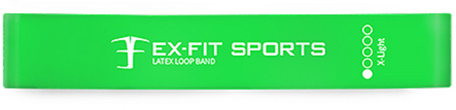 엑피트 라텍스 루프밴드 운동시설 대량납품등급, 1단계 그린, 1개