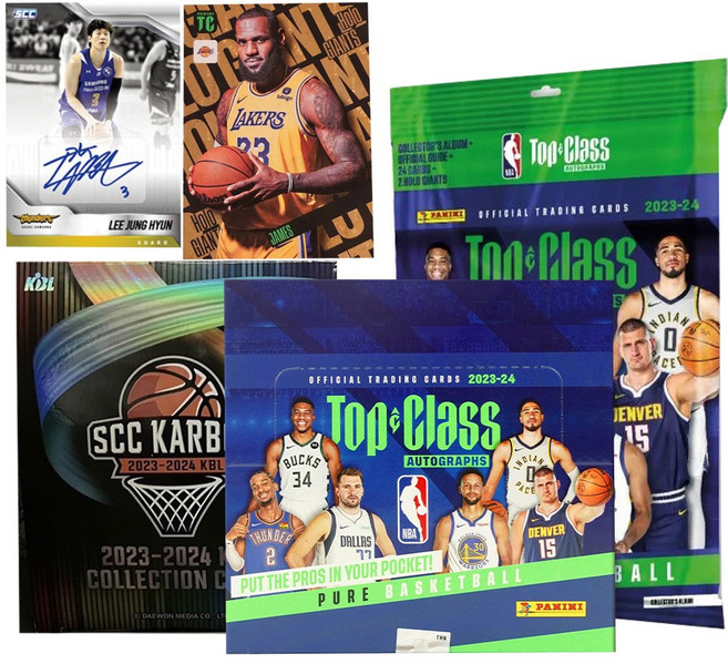 파니니 NBA카드 탑클래스 KBL 농구카드 1박스 르브론제임스 스테판커리 이정현 허웅 허훈, 23-24 NBA 탑클래스 스타터, 1개