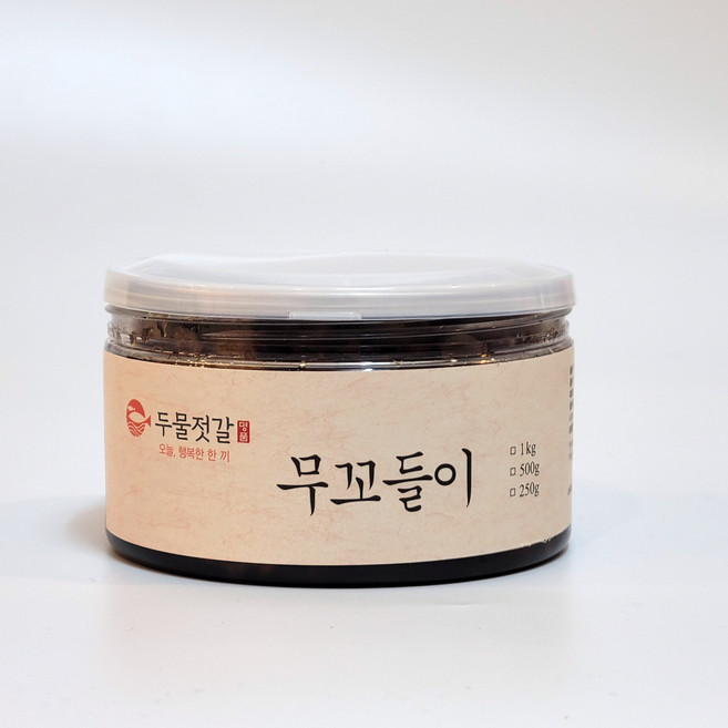 두물젓갈 새콤단짠 무꼬들이 장아찌 반찬, 1개, 500g