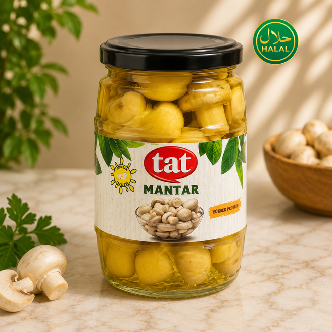 Pickled Whole Mushrooms 홀 피클 양송이버섯, 12개, 338g