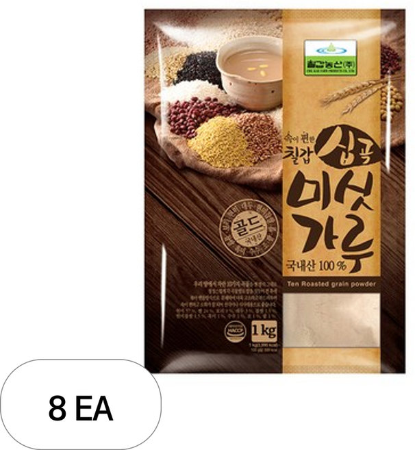 칠갑농산 십곡 미싯가루, 1kg, 8개