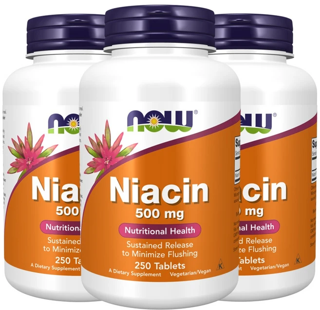 나우 나이아신 500 mg 250정 3통 - 쿠팡