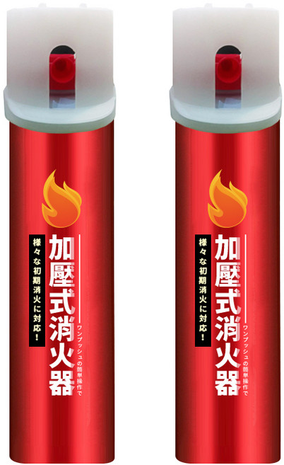 台灣製造 地震 防災 噴力 攜帶式滅火 車用滅火, 2個, 450ml