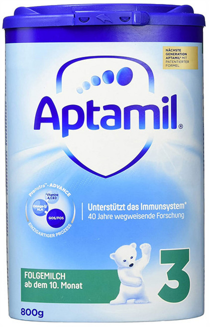 압타밀 프로누트라 - 어드밴스 3 10 개월 부터 800 g 분유, 1개, 800g