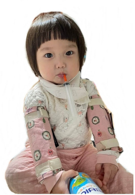 신생아 유아 어린이 팔부목 팔고정 양손셋트 면찍찍이부목, 일반용(4살까지), 1개