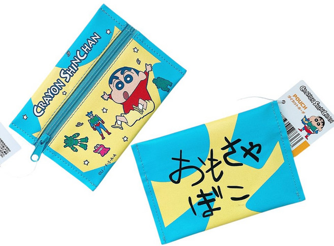 (당일발송)로지도이 일본정품 짱구 카드지갑, 1개, 블루