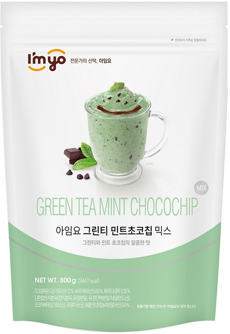 아임요-그린티민트초코칩믹스800g x6, 1개입, 6개, 800g