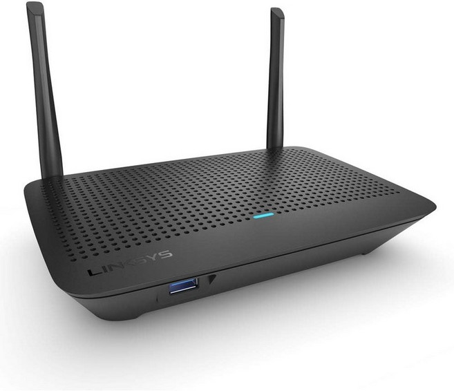 Linksys 메시 와이파이 5 라우터 듀얼 밴드 200 평방 피트 커버리지 게스트 지원 부모 제어 2개 이상의 장치 최대 AC300 3Gbps 속도 MR6350, 1200 ft, 12+
