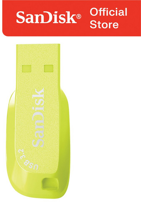 샌디스크 울트라 쉬프트 CZ410 USB 3.2 메모리, 32GB, 그린