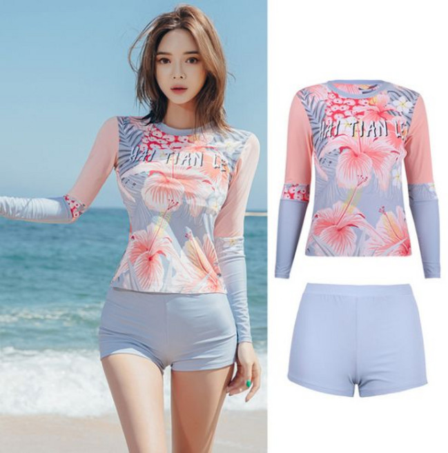 빅사이즈래시가드 체형커버 워터파크 JI314