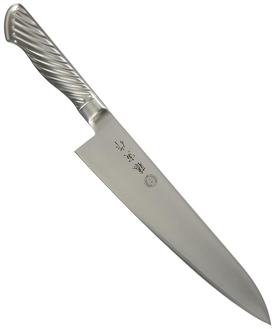 후지토라 제작 소칼 240mm 일본산 코발트 합금강 양날 고기 절단뿐 아니라 생선과 채소 조리에도 사용할 수 있는 셰프 나이프 손잡이는 잡기 쉬운 토네이도 무늬 올스테인리스 식기세