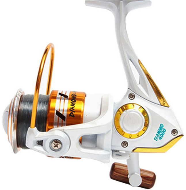 아스펜 다이아몬드 7+1볼 스피닝릴 원투 선상 바다 민물 다용도릴, 4000번