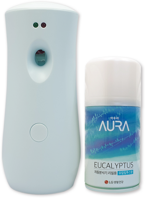 블라썸 자동분사기 본체1개 + 아우라 자동분사 리필 유칼립투스 280ml 1캔, 1개