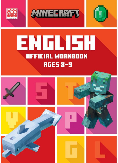 Minecraft 英文學習練習簿 適合 8-9 歲兒童 Collins KS2 Minecraft 教育系列, 詳見商品資訊