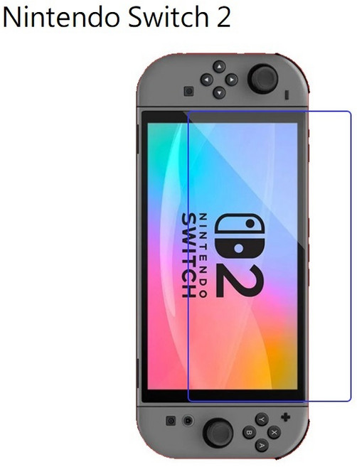Nintendo Switch 2 螢幕保護貼, 1個, Switch 2 亮面