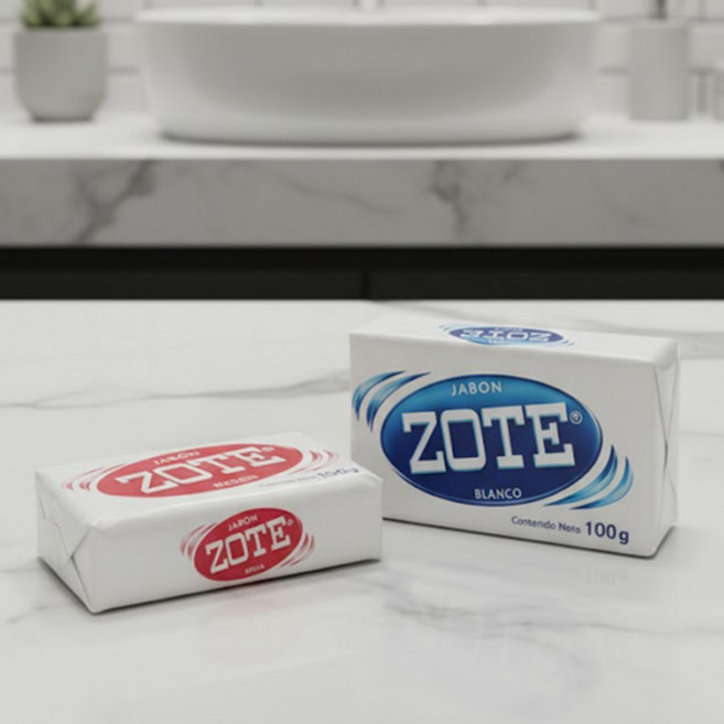 ZOTE 조트 세탁 빨래 비누 핑크 블루 100g