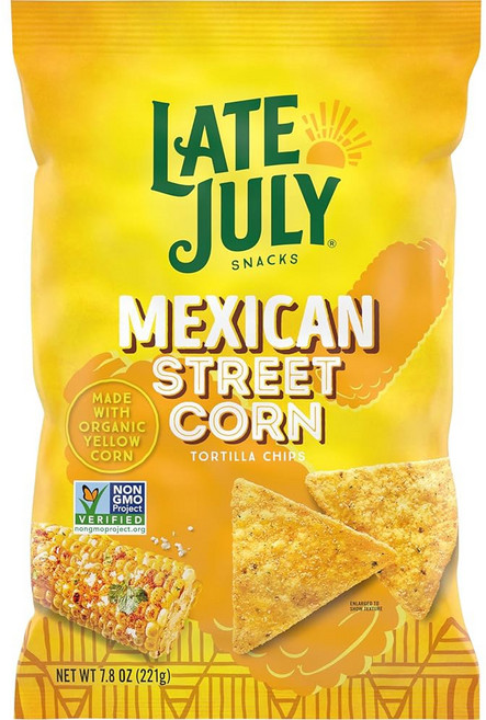 7월 말 간식 할라피뇨 라임 토르티야 칩 7.8온스 봉지, Mexican Street Corn, 7.8 Ounce (Pack of 1), 1개