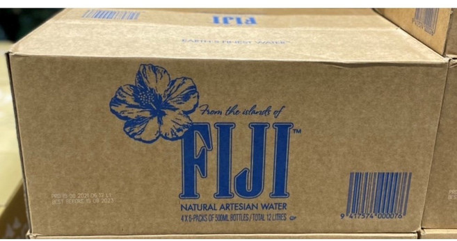 FIJI 斐濟 天然深層礦泉水 500毫升X24入 瓶裝水, 24個, 500ml