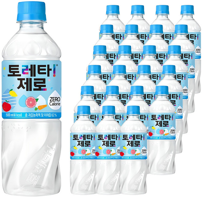 토레타 제로 이온음료, 500ml, 24개
