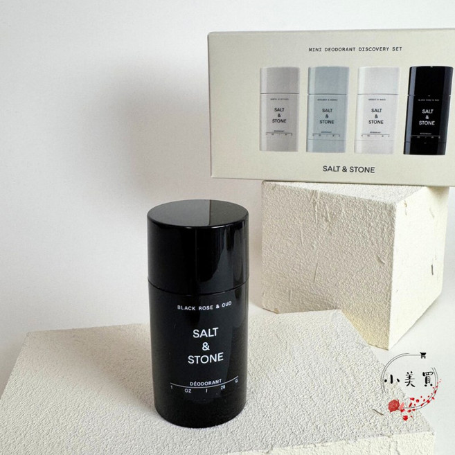 SALT & STONE 體香膏 黑玫瑰烏木香氛, 1個, 黑玫瑰烏木28g 無盒