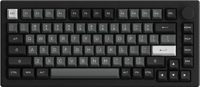 Akko 5075B Plus 기계식 키보드 75% RGB 핫스왑 크림 블랙 & 실버 테마 PBT 더블샷 ASA 프로파일 키캡 V3 블루 프로 스위치., V3 크리미 옐로우 프로