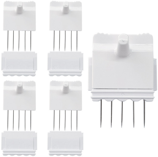 애니핀 벽지핀 벽에 못없이 액자걸이 무타공 시계 벽걸이 후크 고리, 화이트, 5개