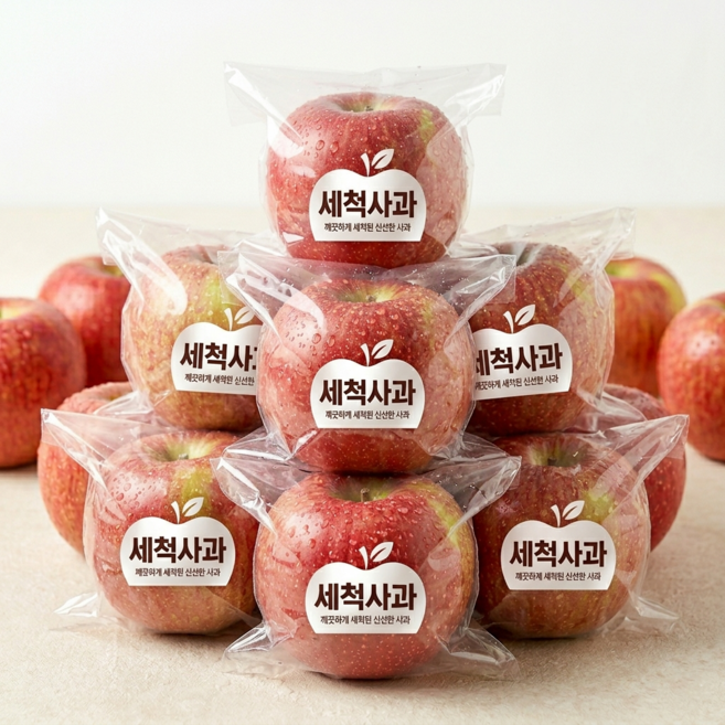 (산지직송) 초특가 고당도 세척 사과, 1개, 2kg
