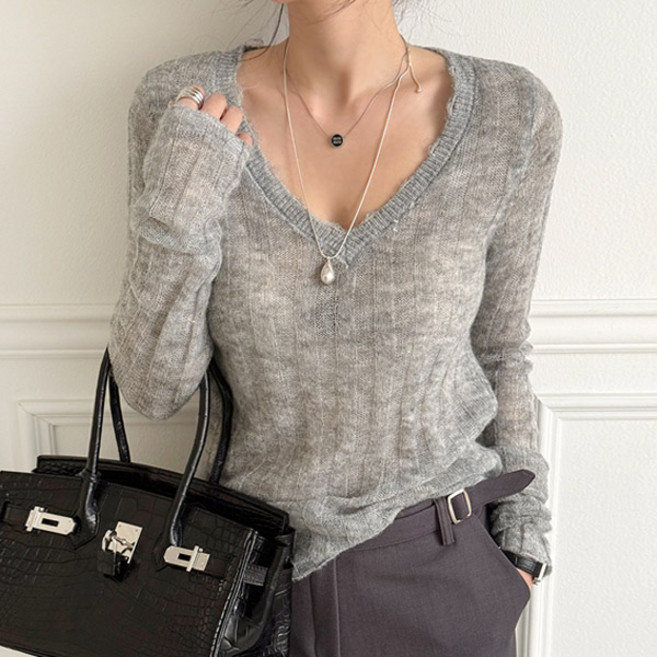 [난닝구]조젤크 브이넥니트