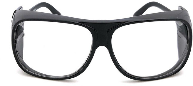 向日葵眼鏡 護目鏡, 黑框透明色, 1個