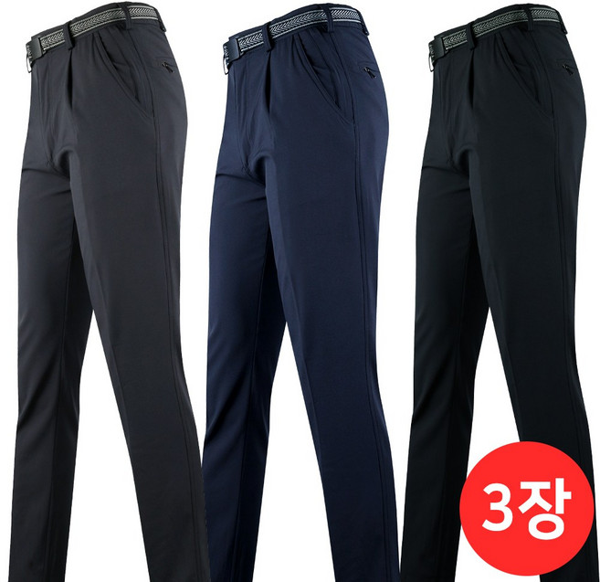 [1+1+1]봄가을_윈드C무지바지 남자 남성 편안한 스판 벨트바지 팬츠 작업바지 등산바지 골프웨어 작업복 빅사이즈