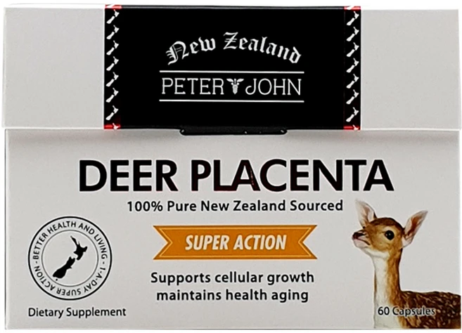 피터앤존 뉴질랜드 디어 플라센타 사슴태반 60캡슐, 1개, 60정 - 쿠팡