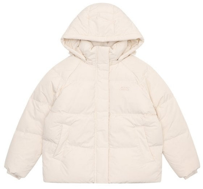 테온셀 에꼴리에 [에꼴리에] 여자 겨울이월 하이넥후드착탈푸퍼다운점퍼(23D1151)