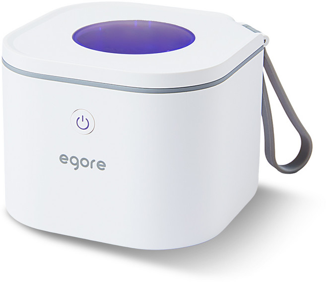 에고르 와이드핏 휴대용 쪽쪽이 살균기, EGUV-100, 화이트