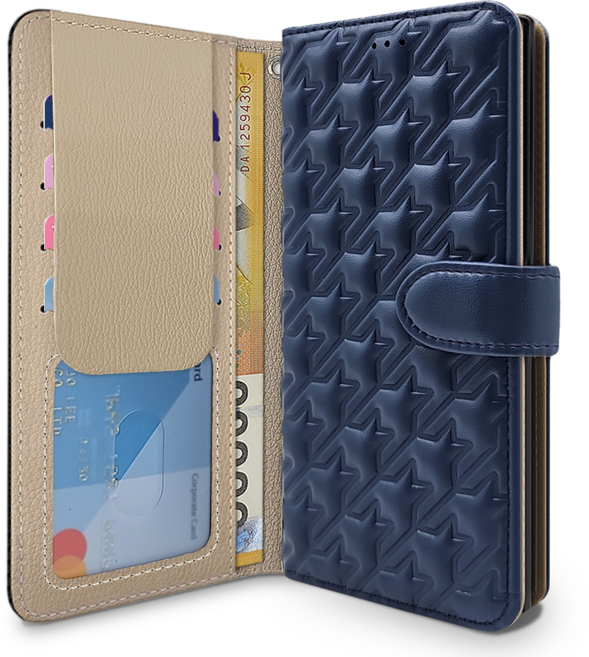 아리움스타 메이폴 퀼팅 가죽 지갑 카드 다이어리 핸드폰 케이스