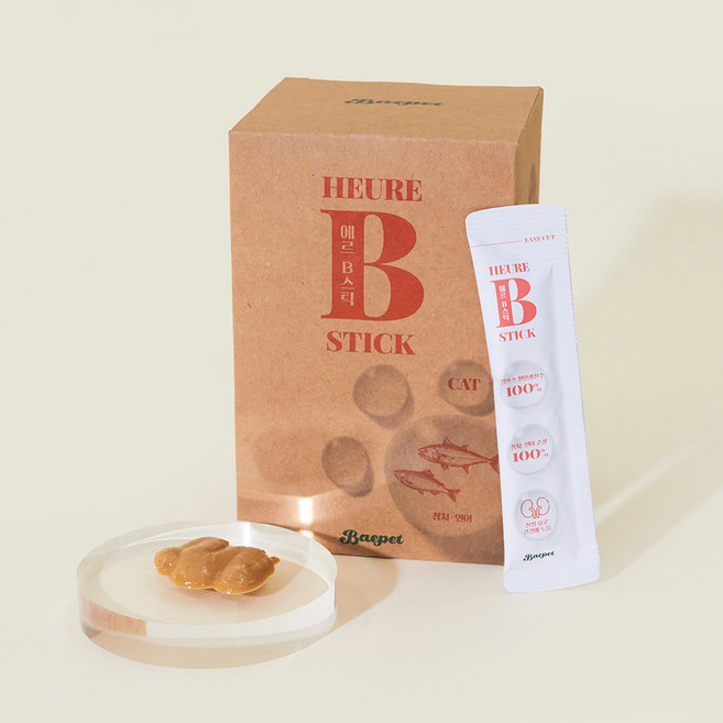 베이펫 에르 B 스틱 짜먹는 고양이 간식, 270g, 1개, 혼합맛(참치/연어)