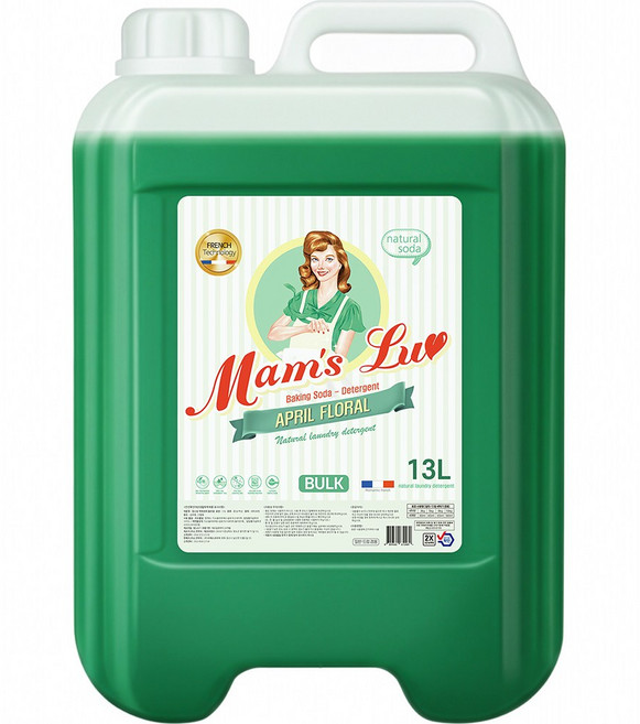 맘스럽 액체세제 플로랄 대용량세제, 1개, 13kg