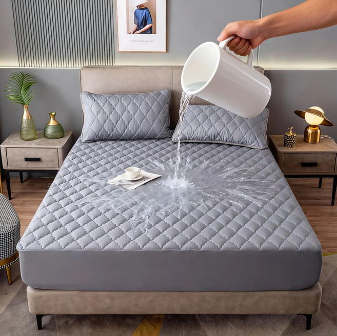 DIM 사계절 프리미엄 침대커버 알러지제어 먼지없는 항균 방수 누빔 밴드형 매트리스커버