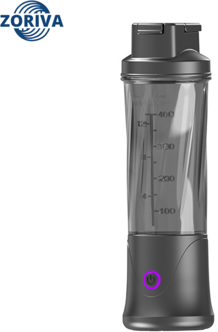 Zoriva 소형 가정용 휴대용 믹서기 미니 블렌더 텀블러&다지기, 검은색-HC
