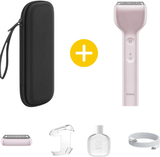 라이펀 Laifen 면도기 T1 Pro 풀메탈바디 휴대용 미니 면도기, 핑크, 라이펀 T1 Pro + 케이스 증정