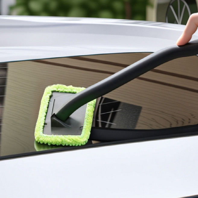 유리닦기 자동차 창문닦기 다용도 틈새, 색상랜덤, 1개, 색상랜덤