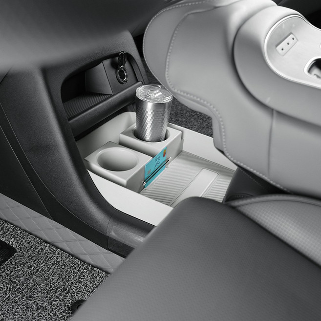 카스타 호환 디 올뉴 팰리세이드 풀체인지 튜닝 용품 콘솔 트레이 9인승 수납 정리함 악세사리, 팰리세이드 LX3-9인승, (그레이) 하단 1P