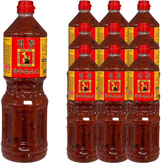 푸드올마켓_ 서해 정통 탕수육소스 1.75L 한박스 (1.75L x 9ea), 9개