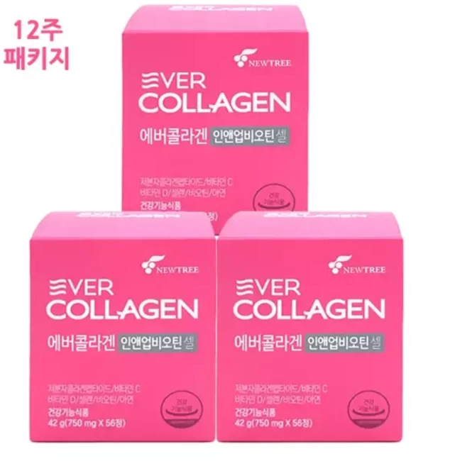 에버콜라겐 인앤업비오틴 셀 750mg x 56정 312주 555488, 에버콜라겐 인앤업비오틴 셀 750mg x 56정 312