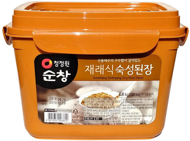 청정원 순창 재래식숙성된장 4.8kg