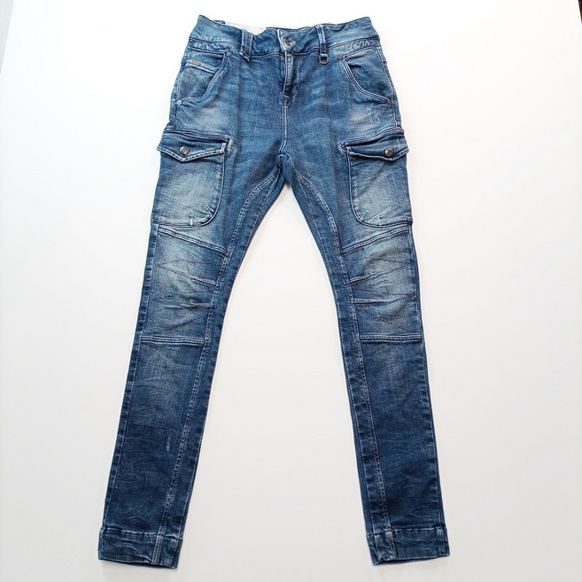 빈티지 청바지 사이즈27 스키니진 청카고 스판 데님