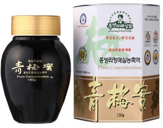 홍쌍리 매실농축액 홍쌍리 청매실농축액 매실고 매실엑기스 매실청, 150g, 1개