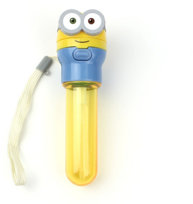 스케이터 페이스 미니언즈 휴대용 빨대캡 + 케이스, 혼합색상, 1개